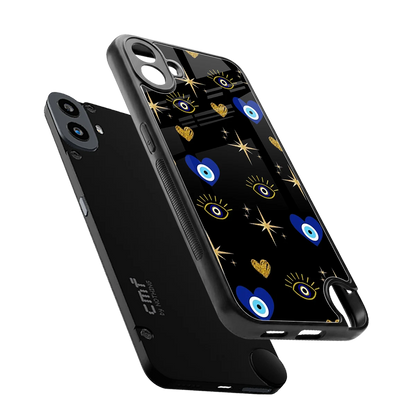 Divine Protection sleek cmf nothing phone 1 cover with tempered glass back and TPU edges