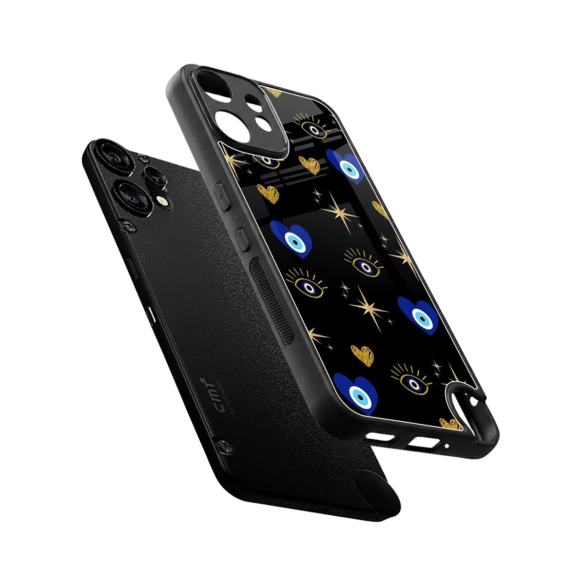 Divine Protection sleek cmf nothing phone 2 pro cover with tempered glass back and TPU edges