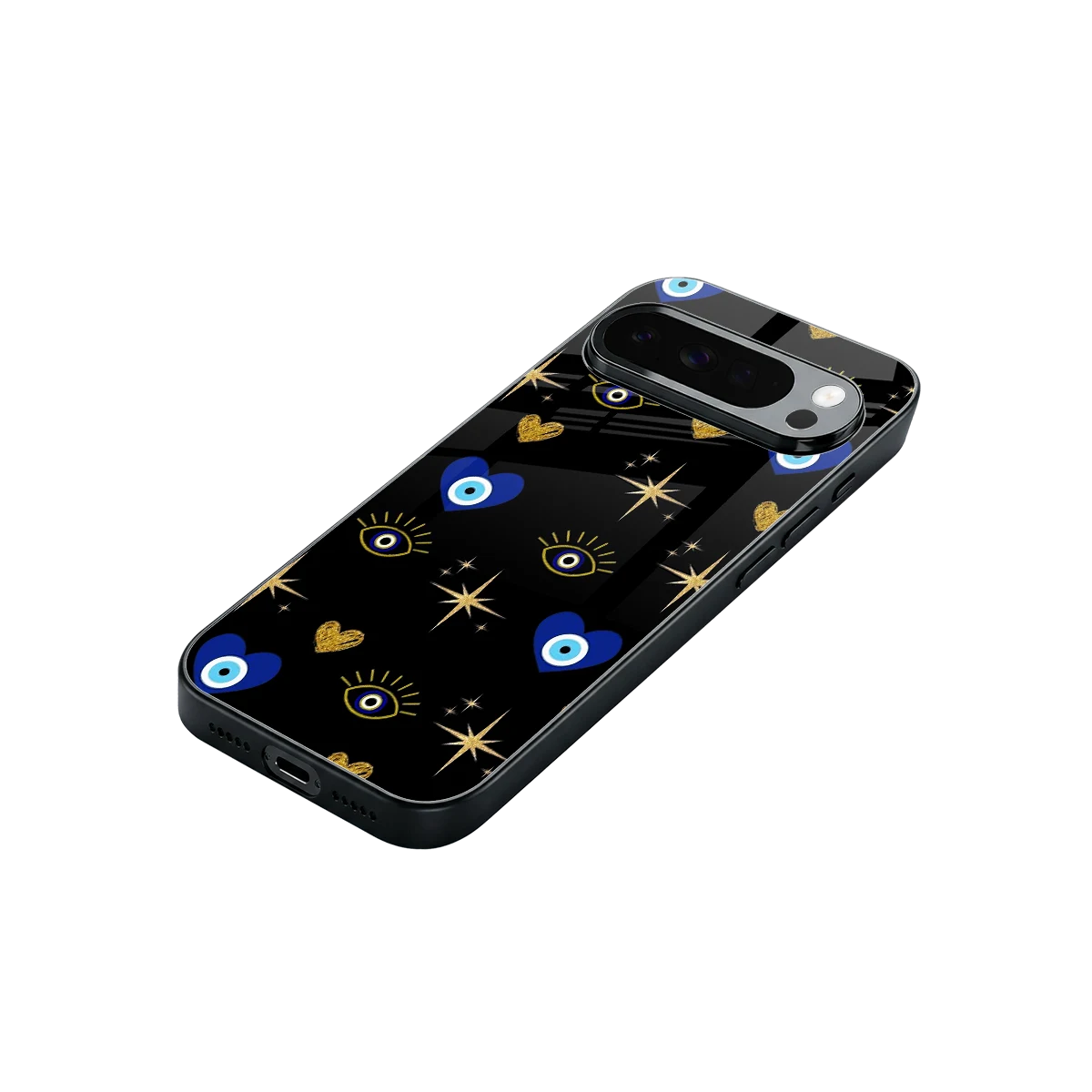 Divine Protection stylish phone case for google pixel 10 pro xl | glossy glass and slim fit