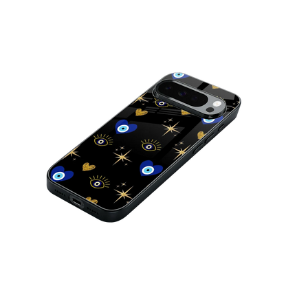 Divine Protection stylish phone case for google pixel 10 pro xl | glossy glass and slim fit