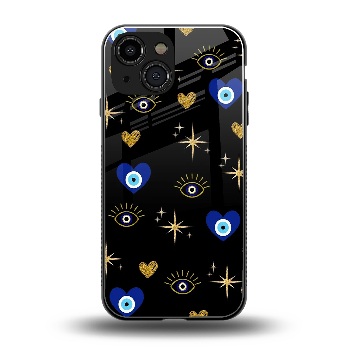 Divine Protection back phone cover | glass case for iphone 13 mini