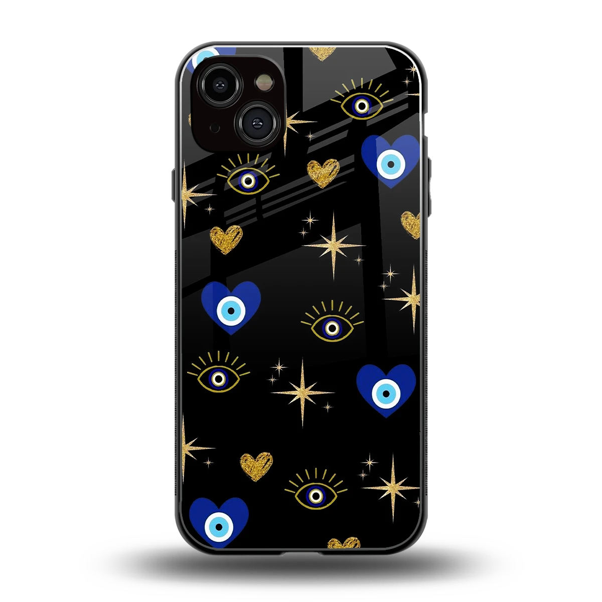 Divine Protection back phone cover | glass case for iphone 14 plus