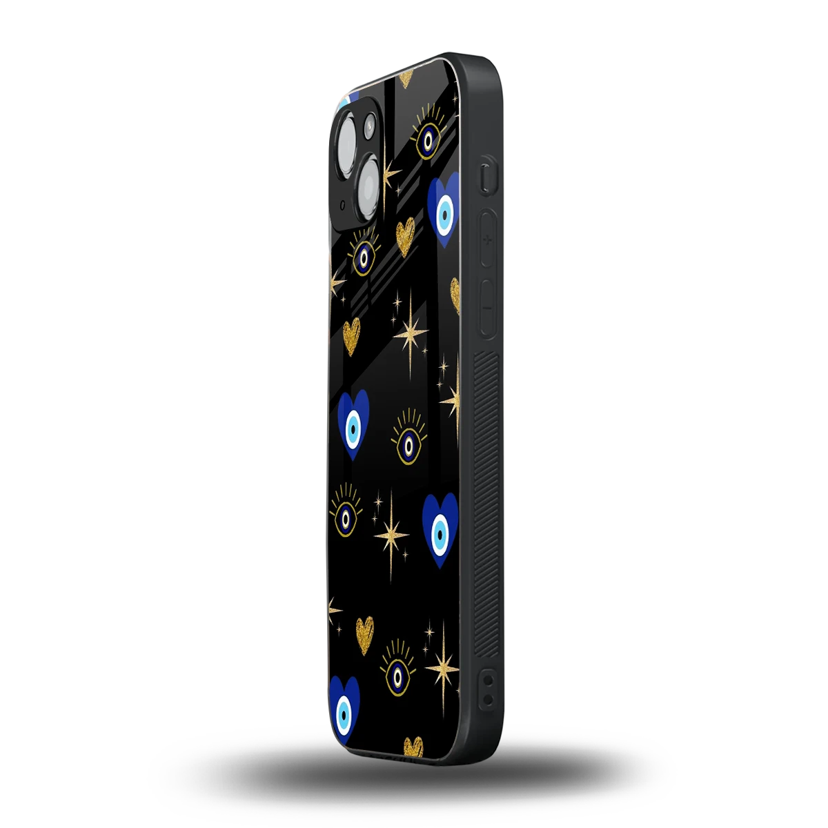 Divine Protection iphone 14 plus mobile cover | shockproof glass phone case