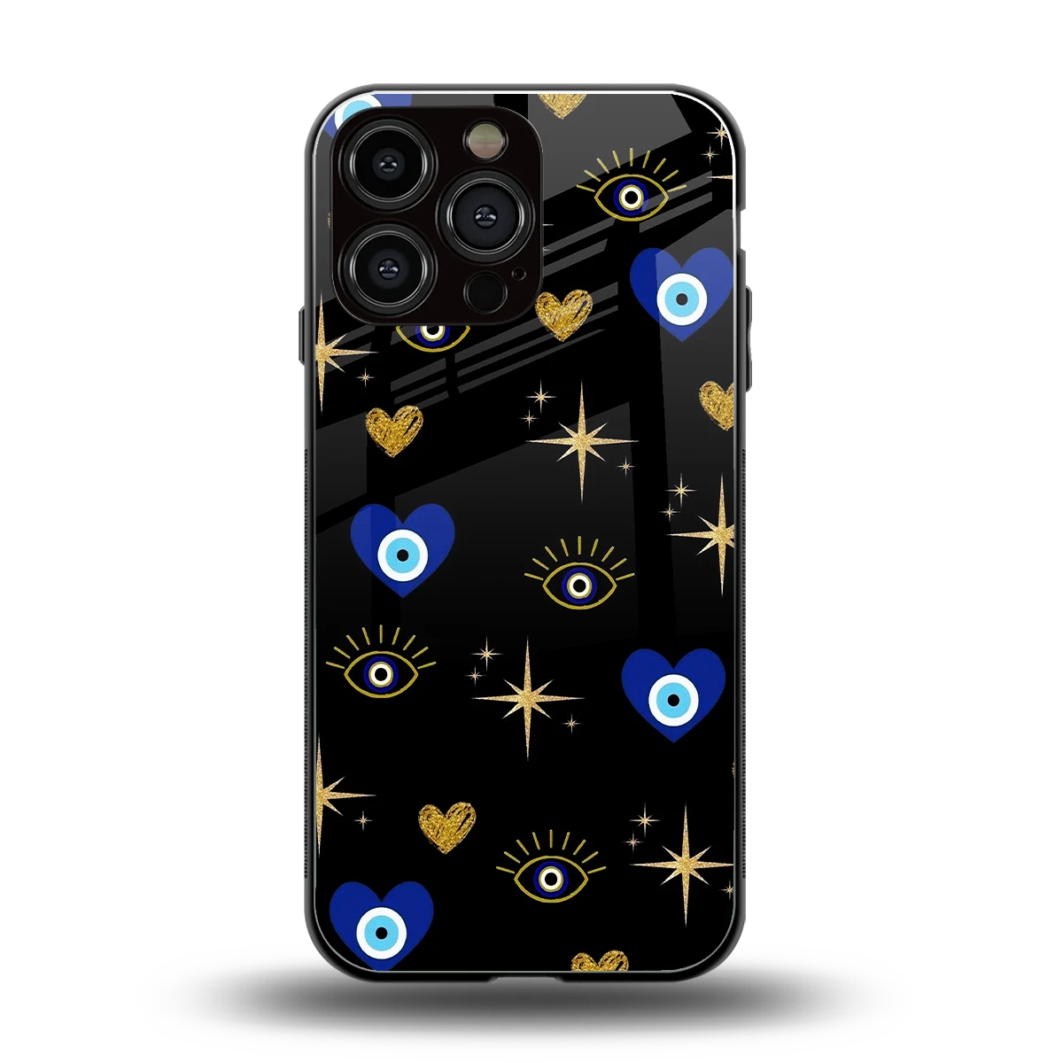 Divine Protection back phone cover | glass case for iphone 15 pro max
