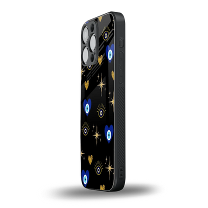 Divine Protection iphone 15 pro max mobile cover | shockproof glass phone case