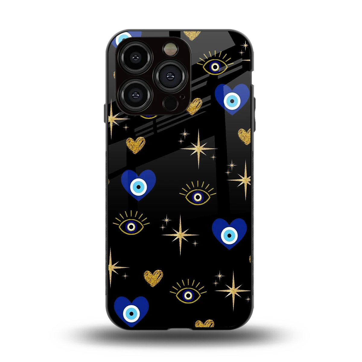 Divine Protection back phone cover | glass case for iphone 15 pro