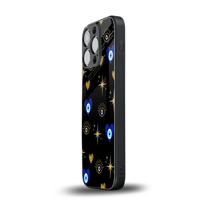 Divine Protection iphone 15 pro mobile cover | shockproof glass phone case