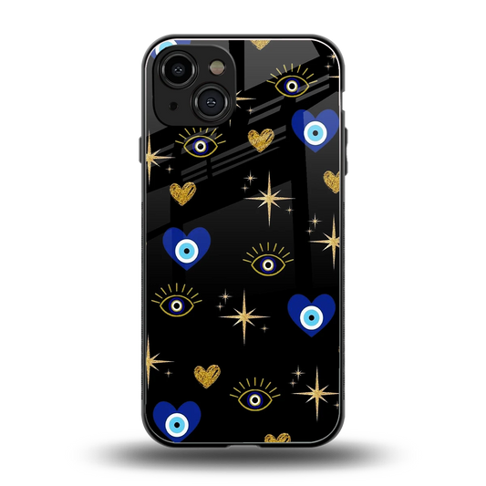 Divine Protection back phone cover | glass case for iphone 15