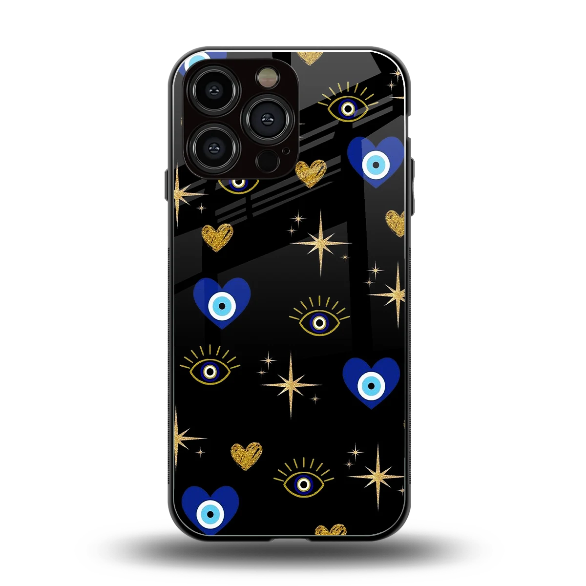Divine Protection back phone cover | glass case for iphone 16 pro max