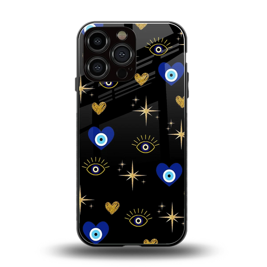 Divine Protection back phone cover | glass case for iphone 16 pro max