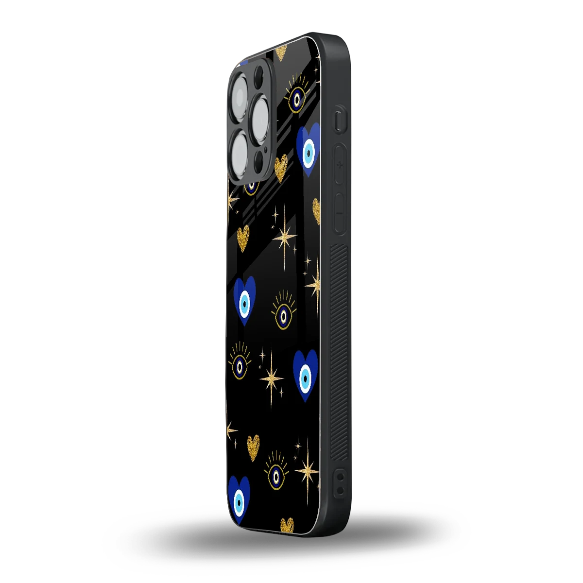 Divine Protection iphone 16 pro max mobile cover | shockproof glass phone case