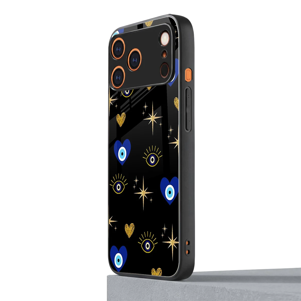 Divine Protection iphone 17 pro mobile cover | shockproof glass phone case