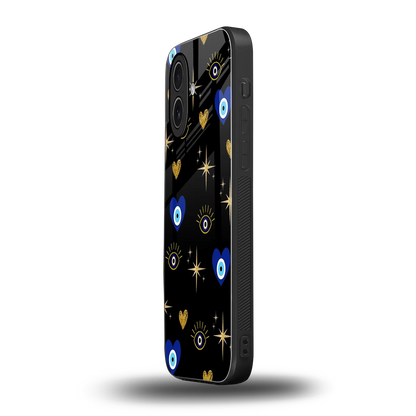 Divine Protection iphone 17 mobile cover | shockproof glass phone case