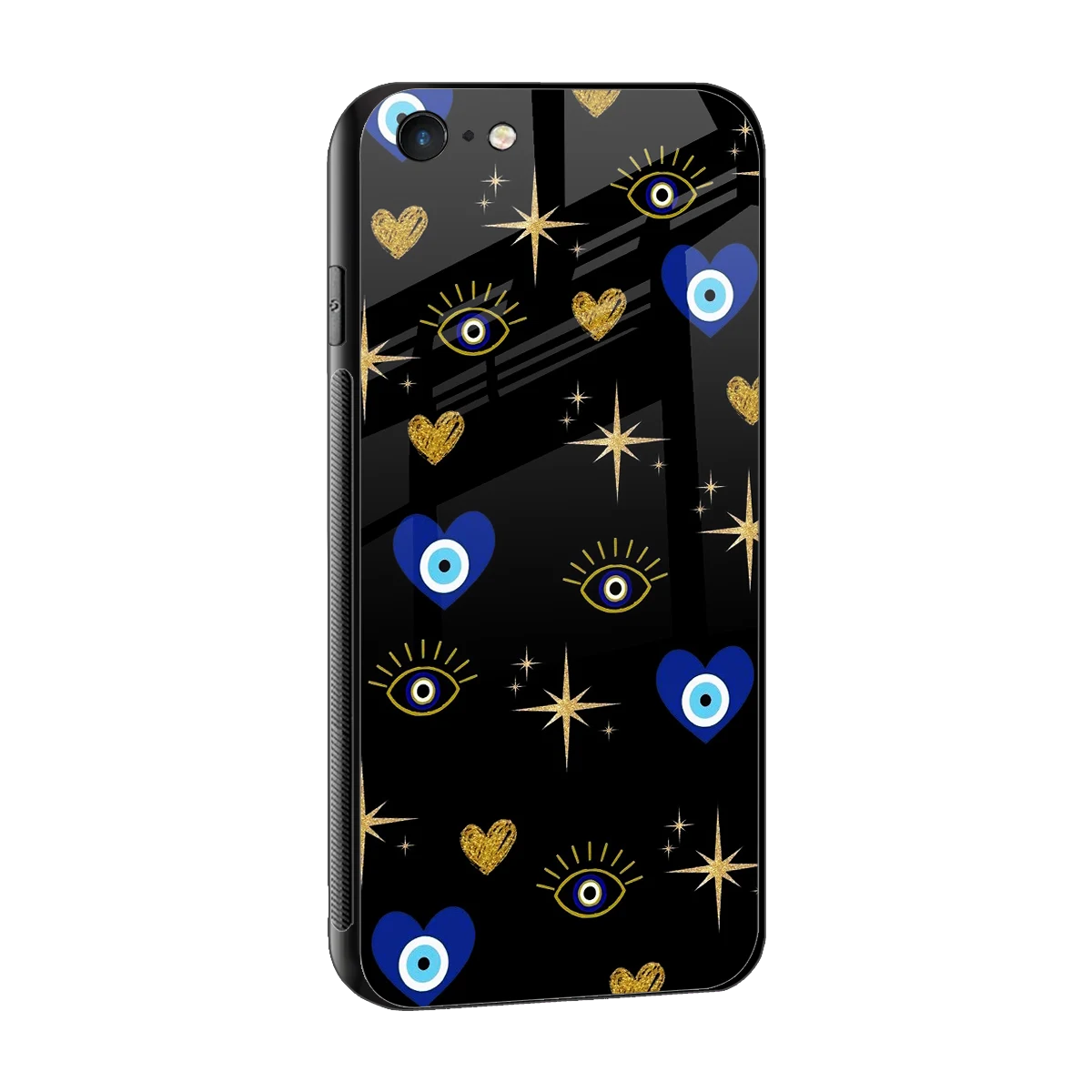 Divine Protection sleek iphone 6s plus cover with tempered glass back and TPU edges