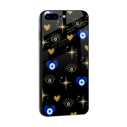 Divine Protection sleek iphone 8 plus cover with tempered glass back and TPU edges
