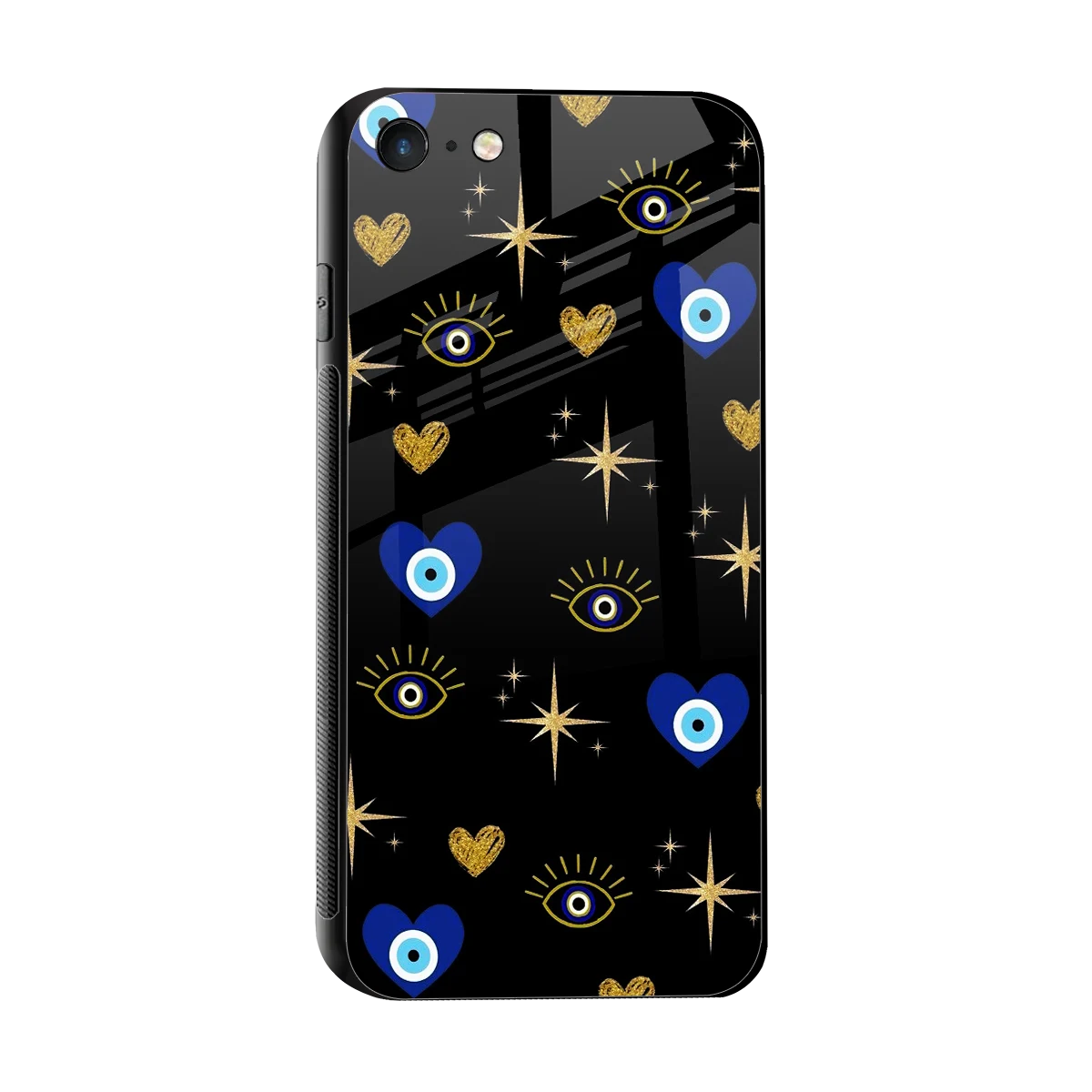 Divine Protection sleek iphone 7 cover with tempered glass back and TPU edges