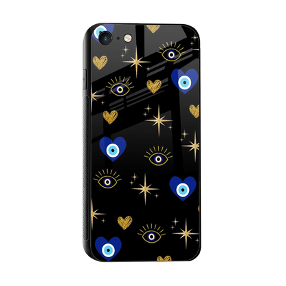 Divine Protection sleek iphone 7 cover with tempered glass back and TPU edges