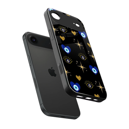 Divine Protection sleek iphone air cover with tempered glass back and TPU edges