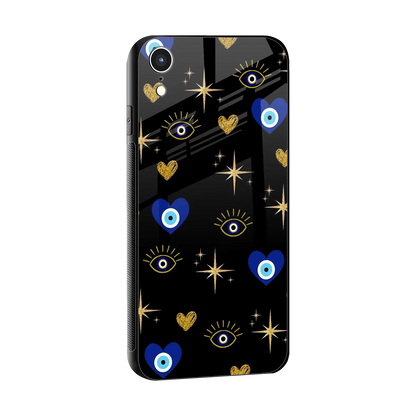 Divine Protection sleek iphone xr cover with tempered glass back and TPU edges