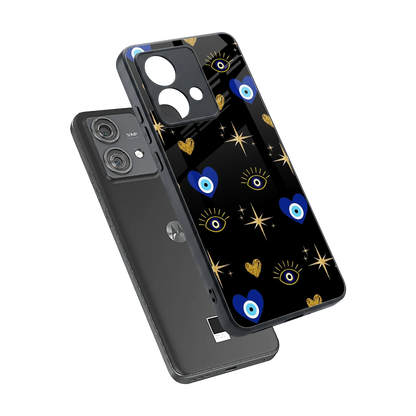 Divine Protection sleek motorola edge 40 neo 5g cover with tempered glass back and TPU edges