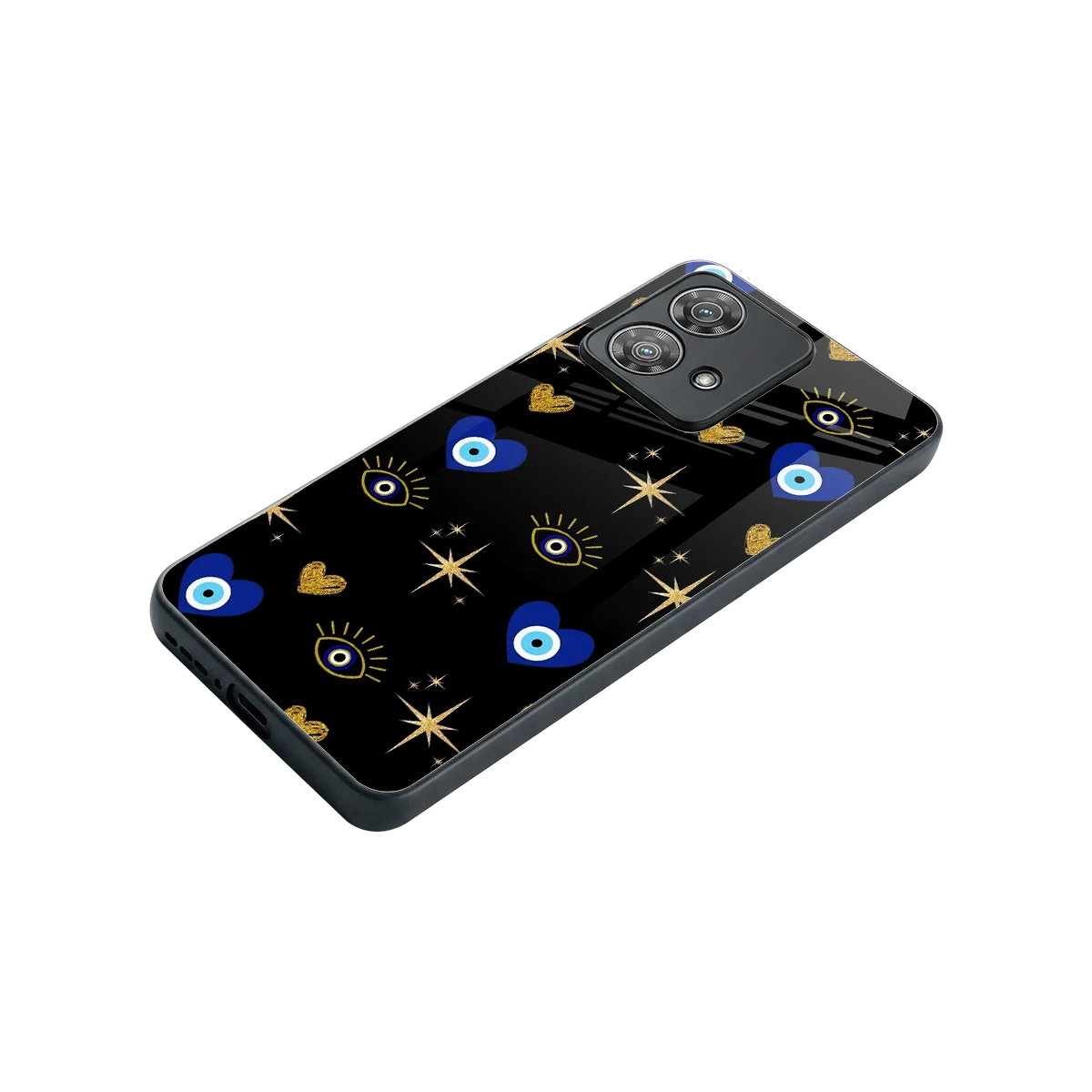 Divine Protection stylish phone case for motorola edge 40 neo 5g | glossy glass and slim fit
