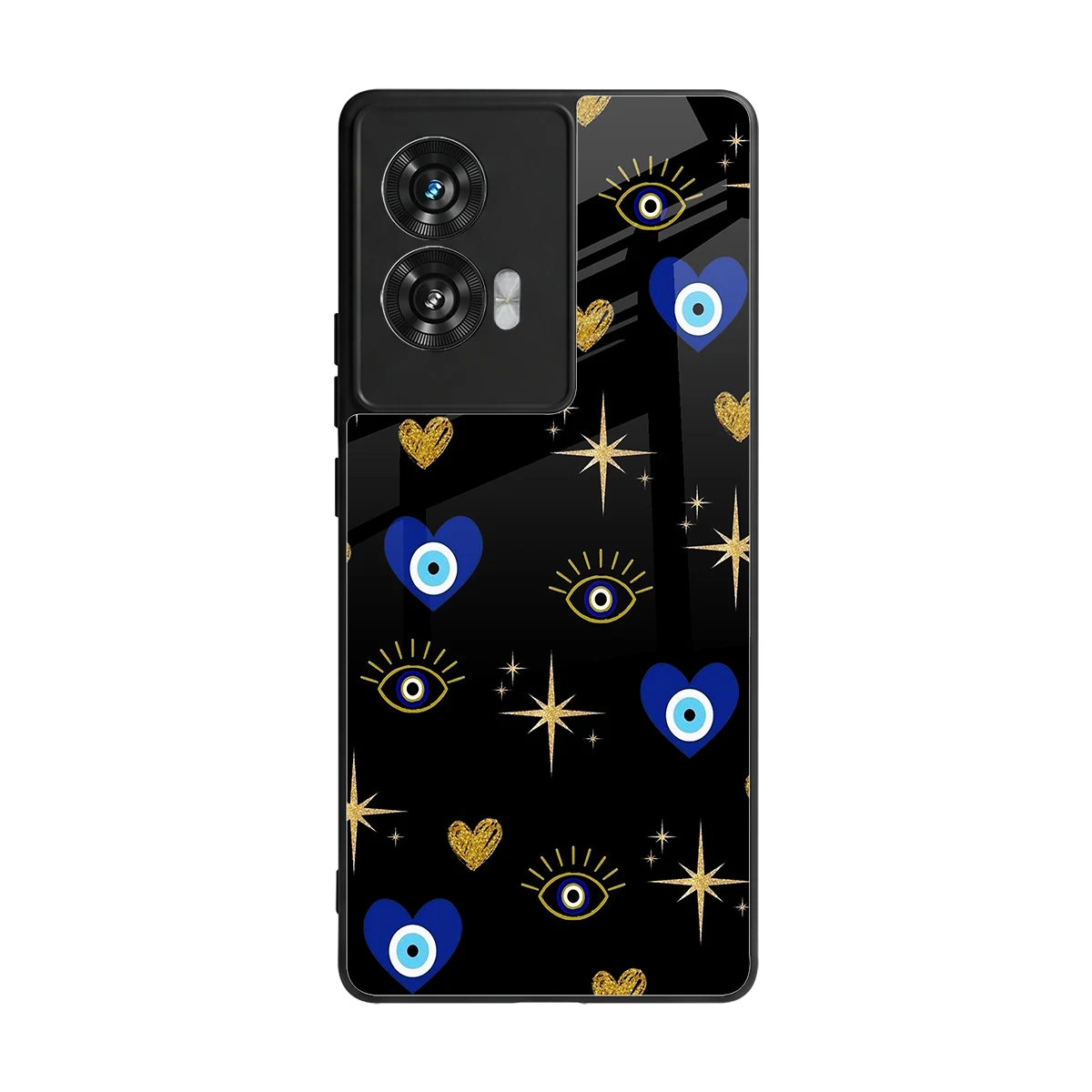 Divine Protection back phone cover | glass case for motorola edge 50 fusion