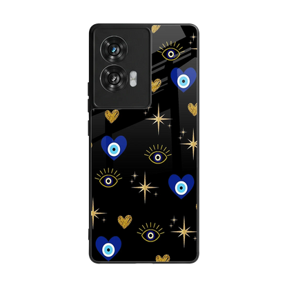 Divine Protection back phone cover | glass case for motorola edge 50 fusion