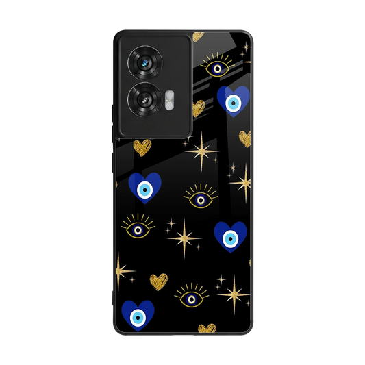 Divine Protection back phone cover | glass case for motorola edge 50 fusion