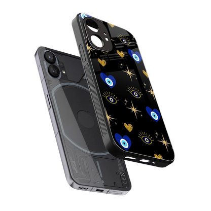 Divine Protection sleek nothing phone 1 cover with tempered glass back and TPU edges