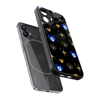 Divine Protection sleek nothing phone 2 cover with tempered glass back and TPU edges