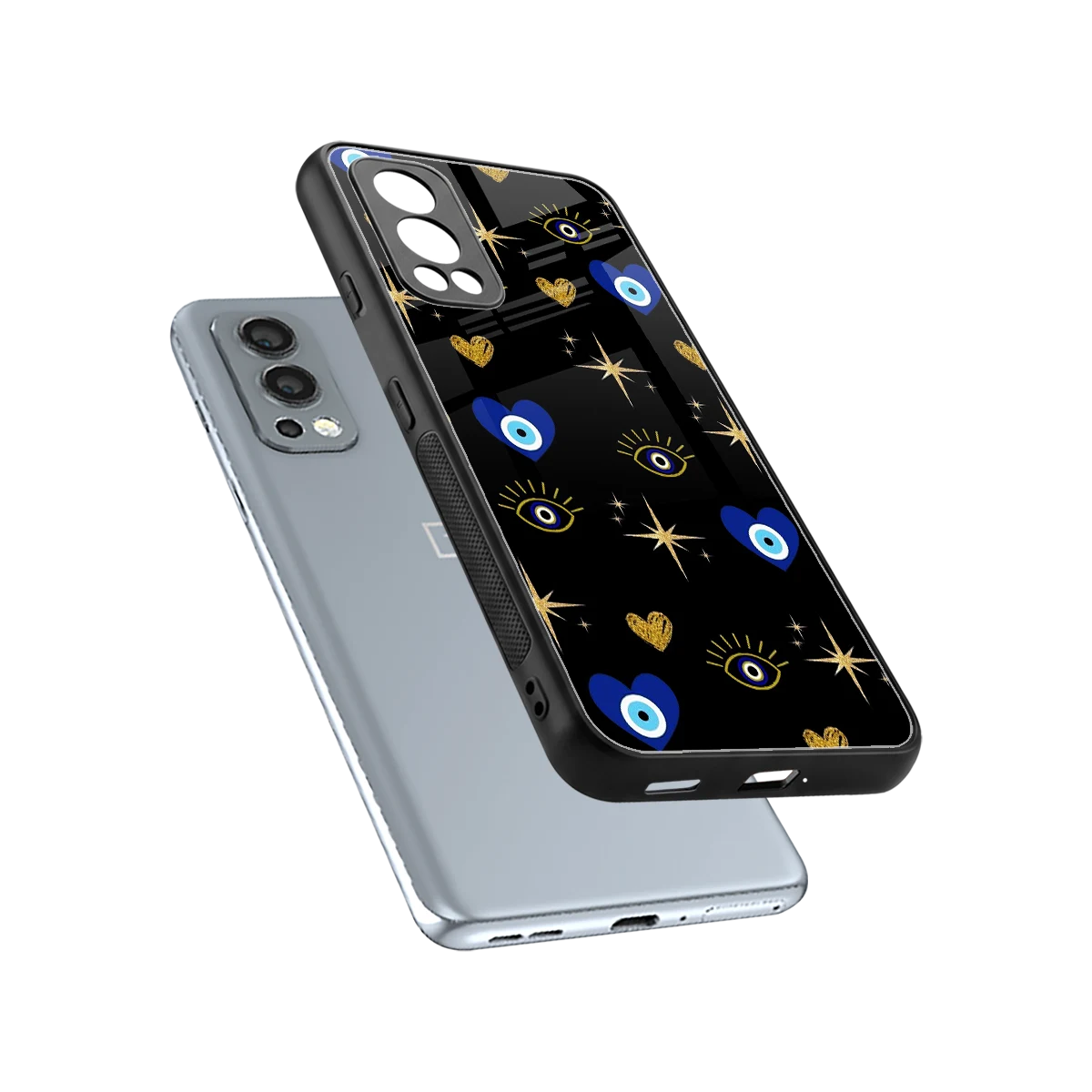 Divine Protection sleek oneplus nord 2 cover with tempered glass back and TPU edges