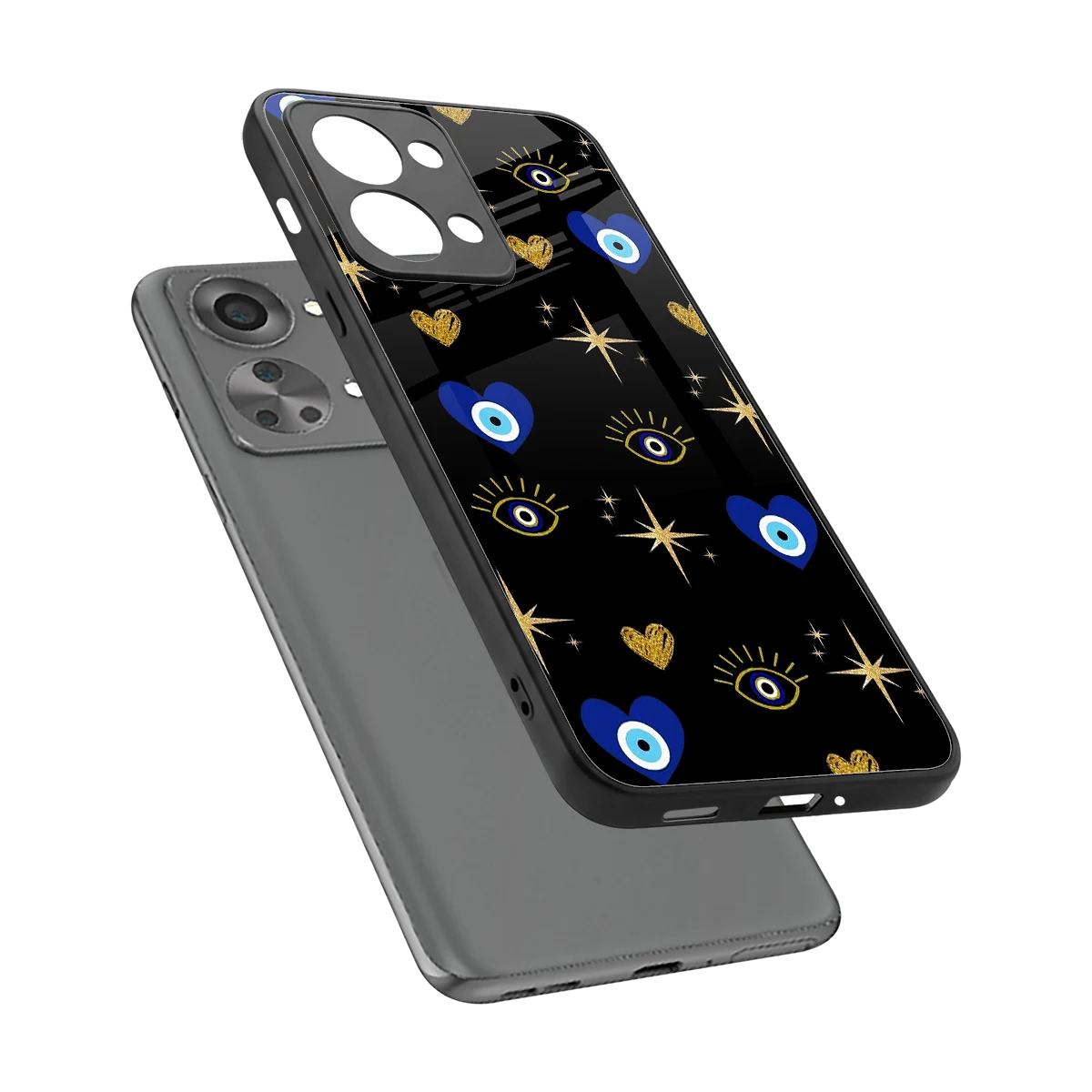 Divine Protection sleek oneplus nord 2t cover with tempered glass back and TPU edges
