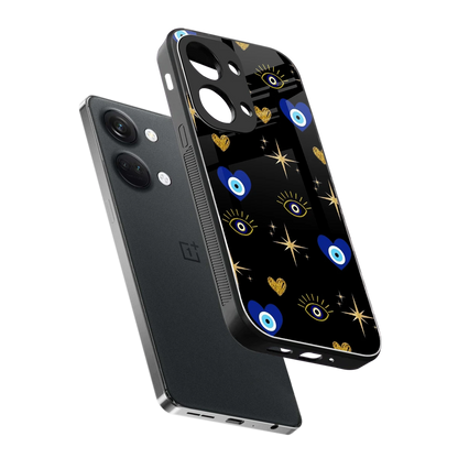 Divine Protection sleek oneplus nord 3 cover with tempered glass back and TPU edges