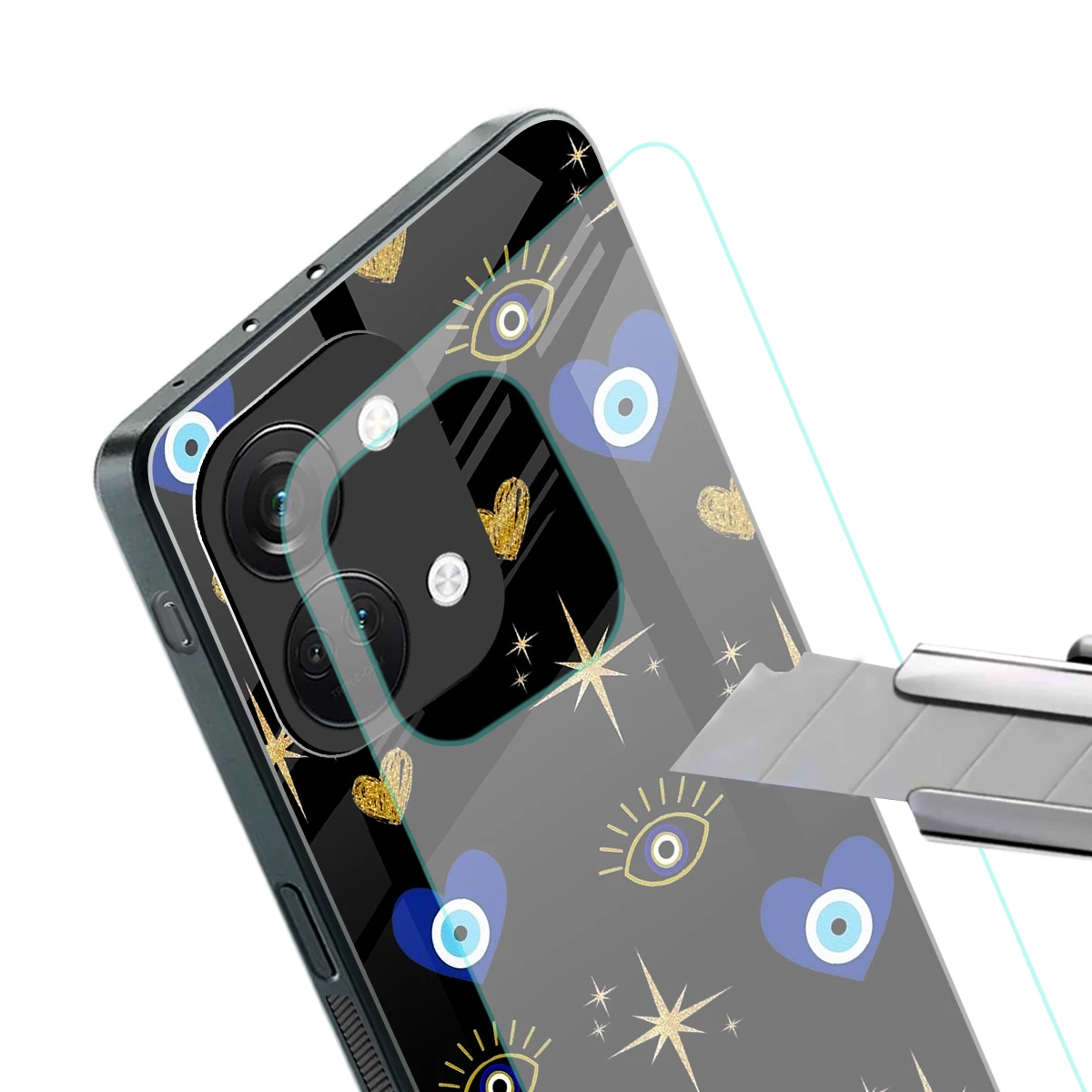 Divine Protection stylish phone case for oneplus nord 3 | glossy glass and slim fit