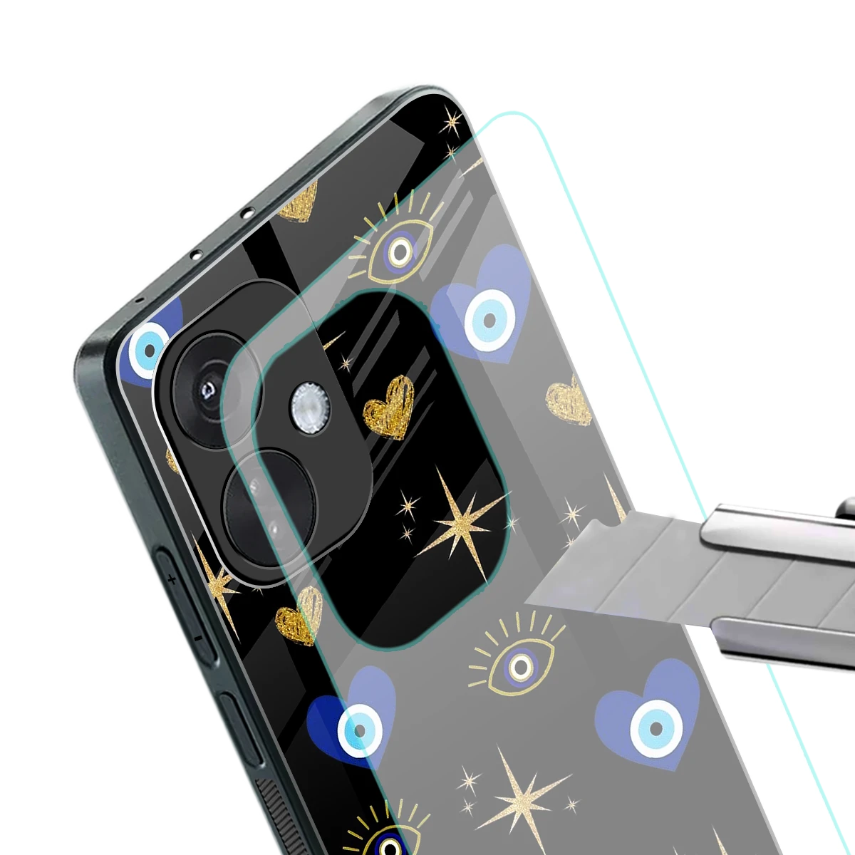 Divine Protection stylish phone case for oneplus nord ce 3 | glossy glass and slim fit