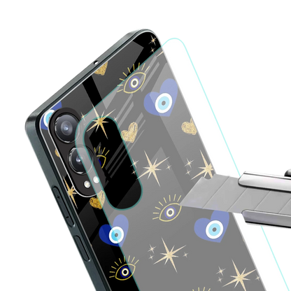 Divine Protection stylish phone case for oneplus nord ce 4 lite | glossy glass and slim fit