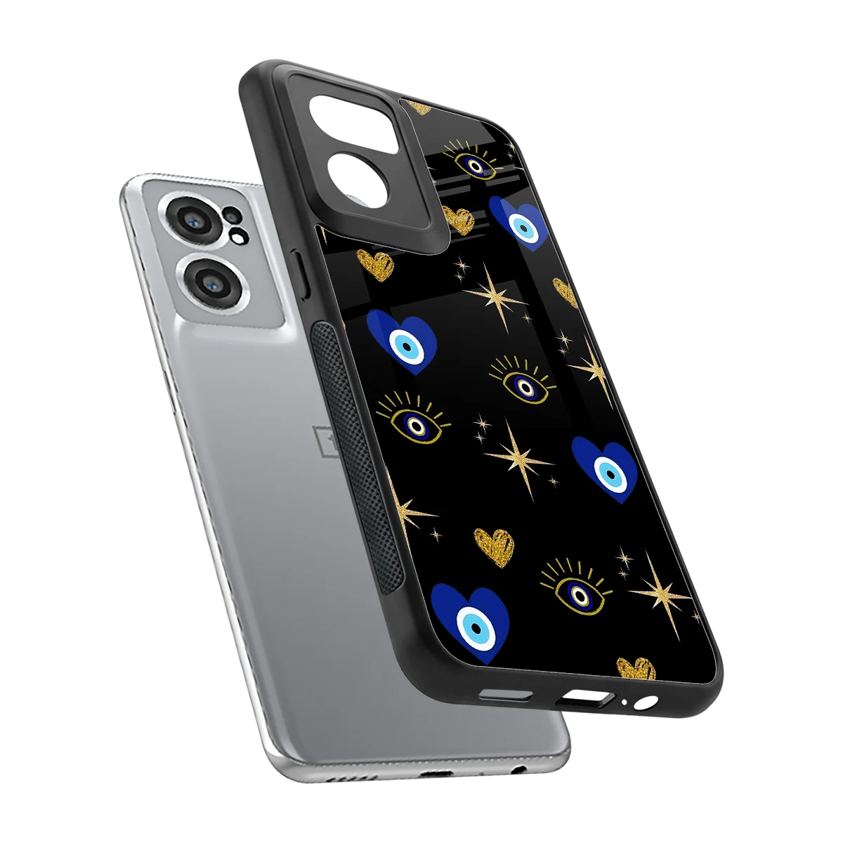 Divine Protection sleek oneplus nord ce 2 cover with tempered glass back and TPU edges