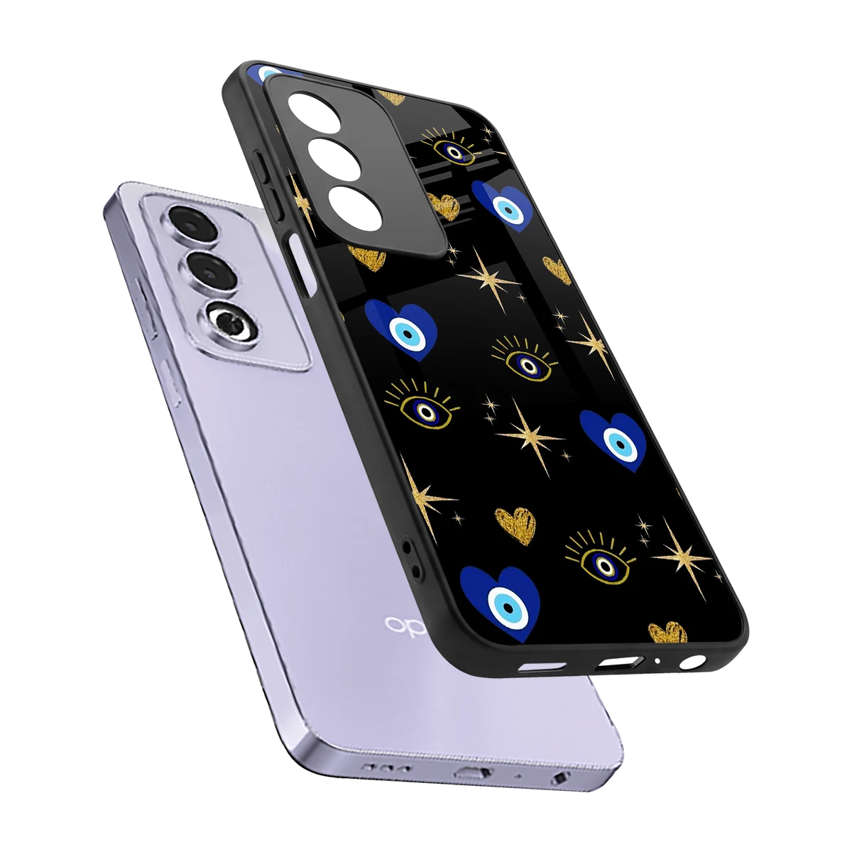 Divine Protection sleek oppo a3 pro cover with tempered glass back and TPU edges