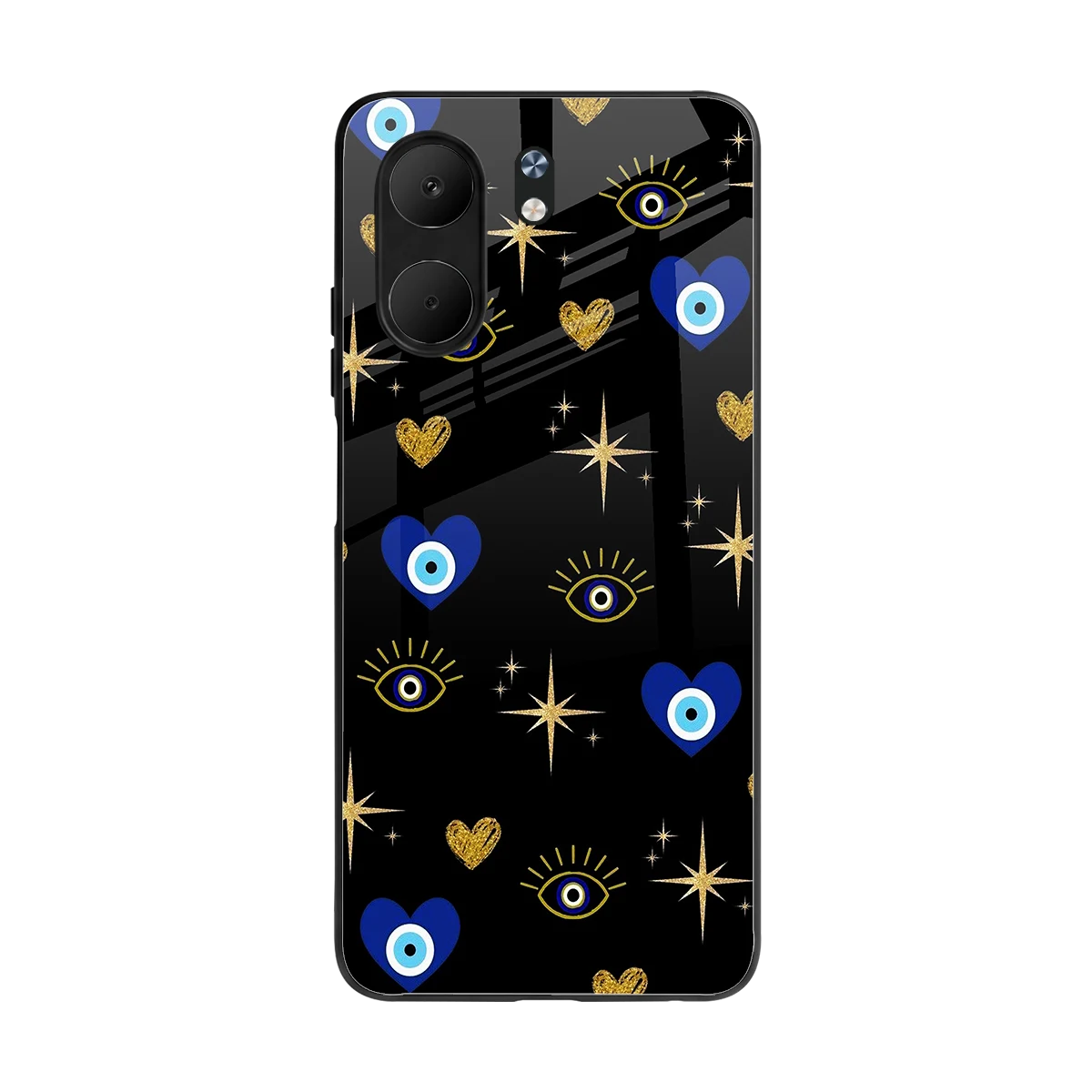 Divine Protection back phone cover | glass case for oppo a5x 5g