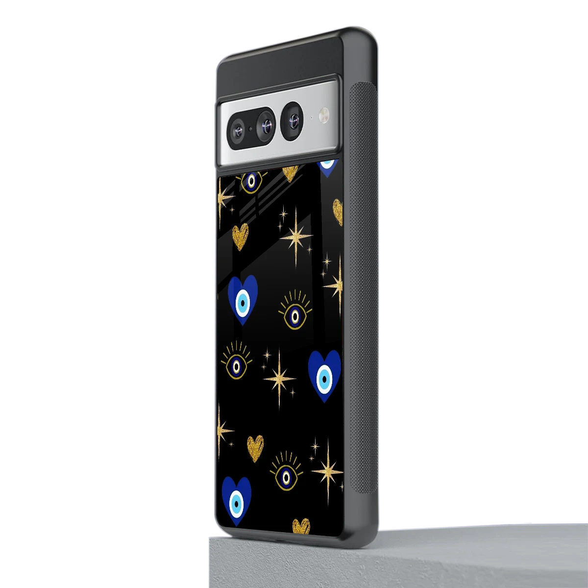 Divine Protection stylish phone case for google pixel 7 pro | glossy glass and slim fit