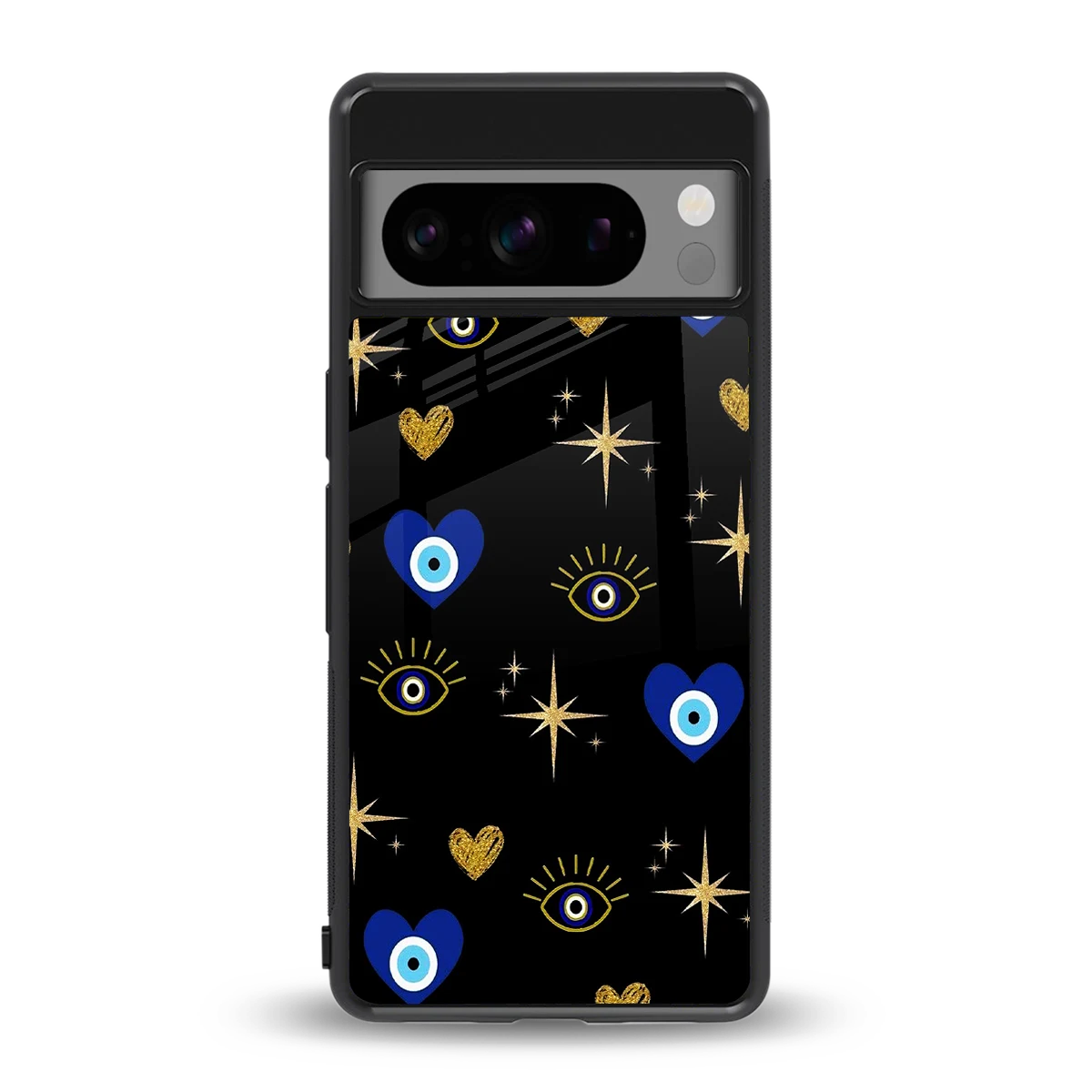 Divine Protection back phone cover | glass case for google pixel 8 pro