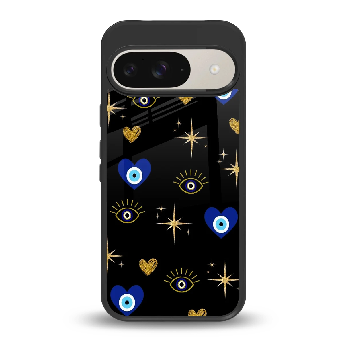 Divine Protection back phone cover | glass case for google pixel 9