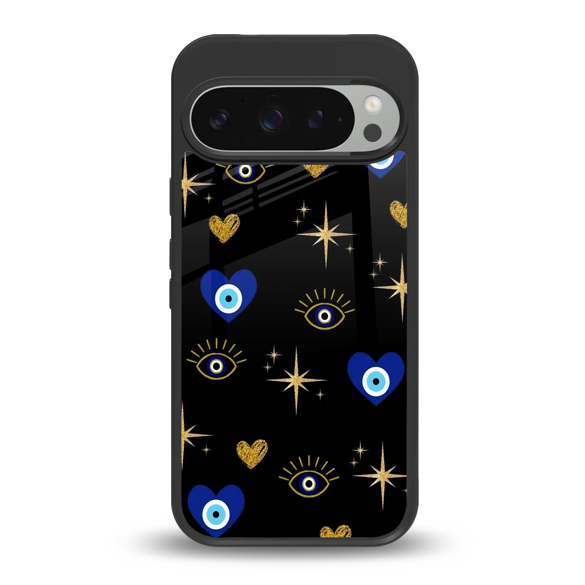 Divine Protection back phone cover | glass case for google pixel 9 pro xl