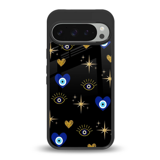 Divine Protection back phone cover | glass case for google pixel 9 pro xl