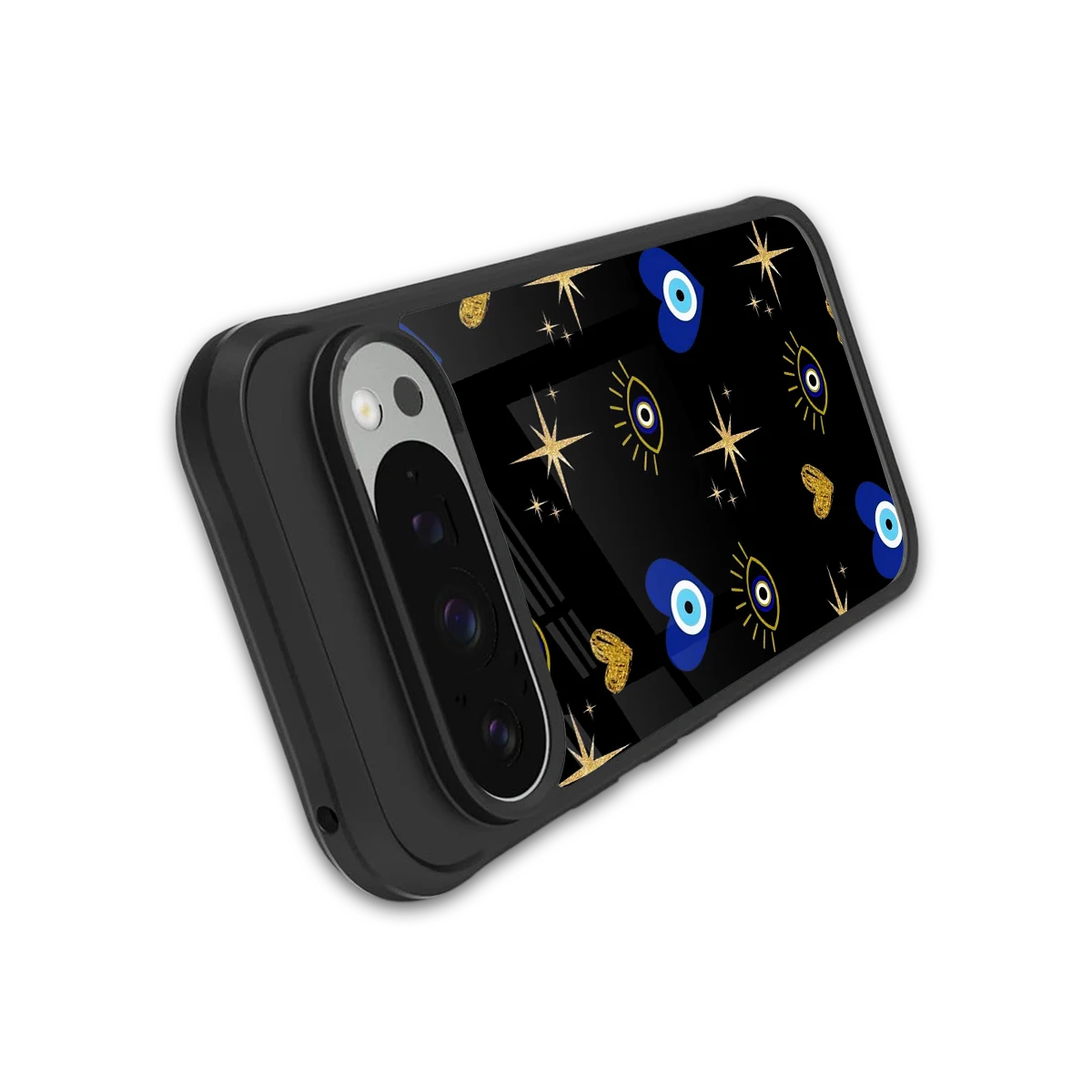 Divine Protection stylish phone case for google pixel 9 pro | glossy glass and slim fit