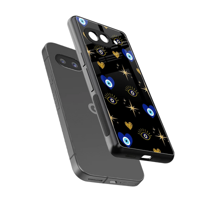 Divine Protection sleek google pixel 10a cover with tempered glass back and TPU edges