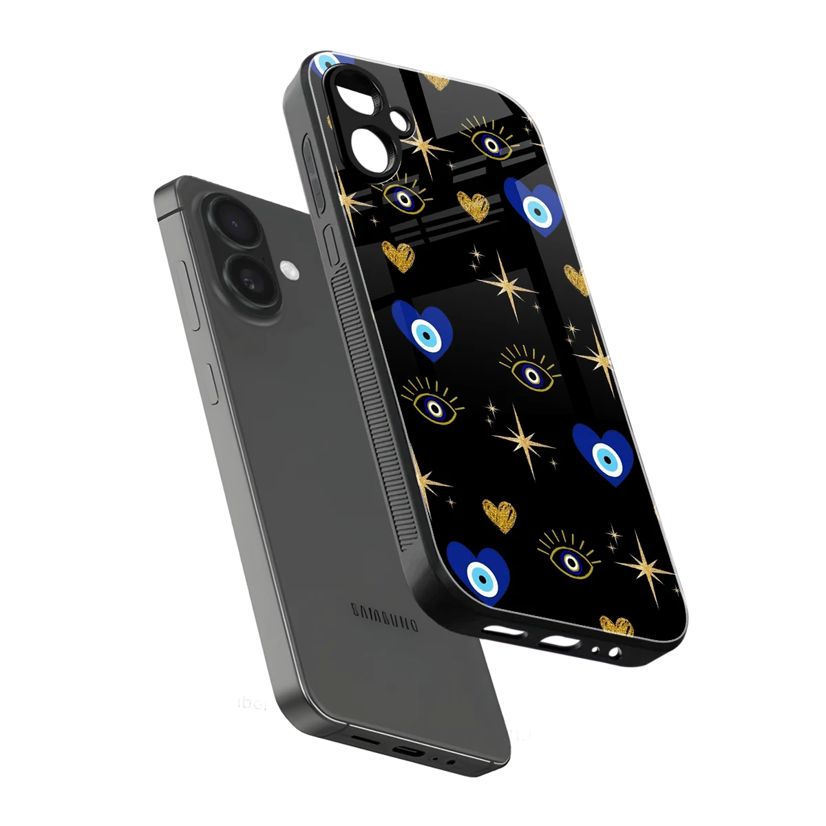 Divine Protection sleek samsung galaxy a06 5g cover with tempered glass back and TPU edges
