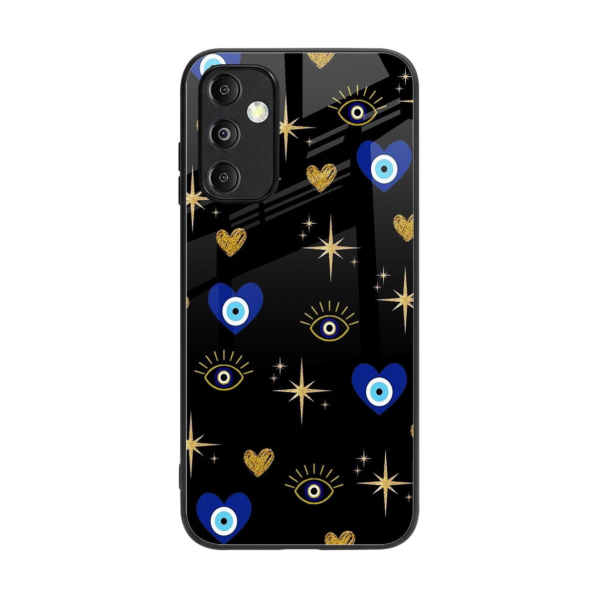 Divine Protection back phone cover | glass case for samsung galaxy m14 5g