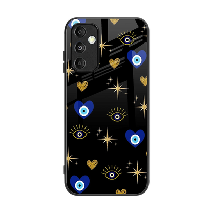 Divine Protection back phone cover | glass case for samsung galaxy m14 5g