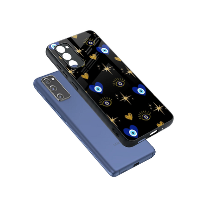 Divine Protection sleek samsung galaxy s20 fe cover with tempered glass back and TPU edges